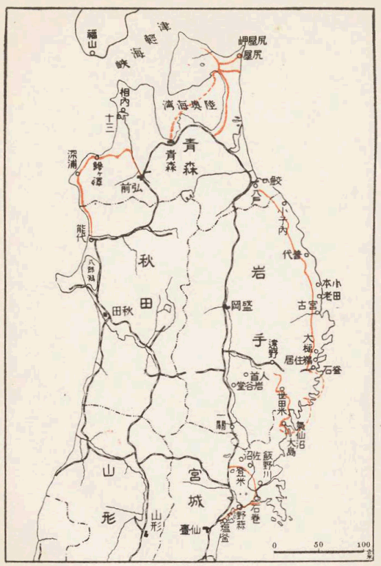 豆手帖の旅の地図