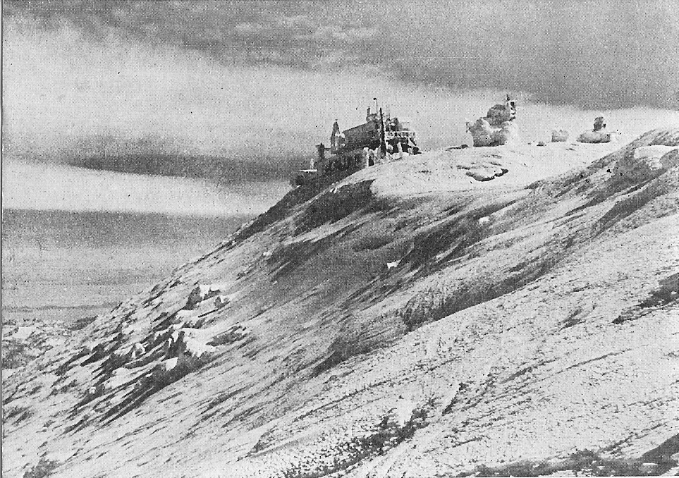 「第６圖　ニセコ山頂の冬ごもり」のキャプション付きの図